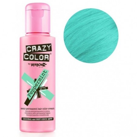 Nr. 71. - Peppermint - Crazy Color - Vopsea de păr semipermanentă - 100 ml