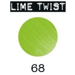 Nr. 68. - Lime Twist - Crazy Color - Vopsea de păr semipermanentă - 100 ml