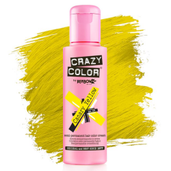 Nr. 49. - Canary Yellow - Crazy Color - Vopsea de păr semipermanentă - 100 ml