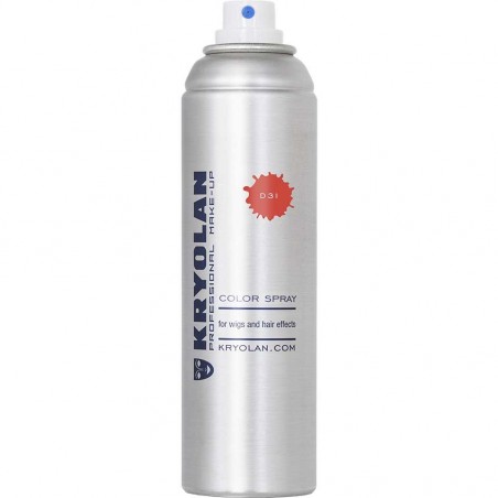 Spray colorat D31 - Vermilion - 150ml - Kryolan Professional